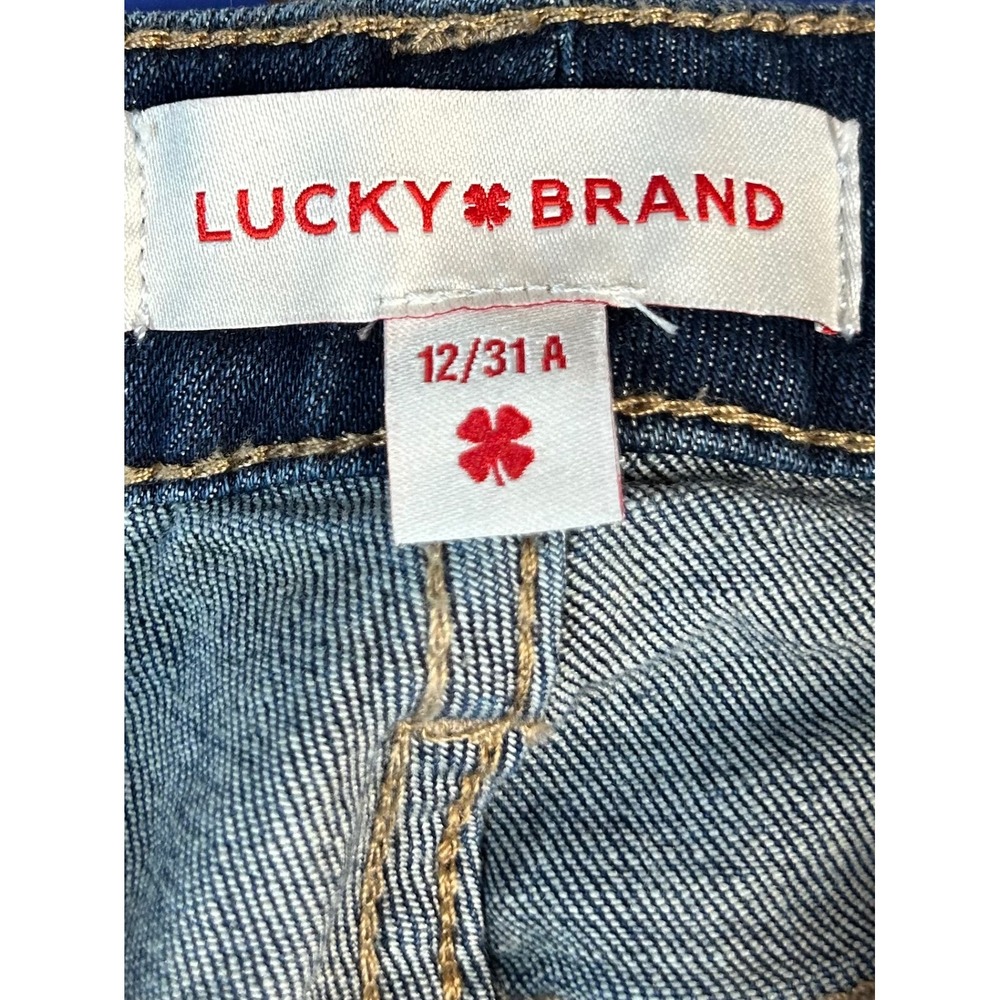 Lucky Brand Lolita‎ Bootcut Jeans Blue Denim Mid Rise Size 12/31 - Picture 3 of 8